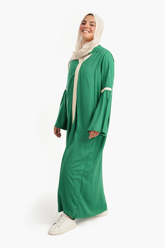 Dress with Flared Sleeves