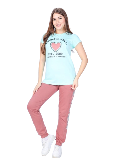 Set of 2 Pieces Girl's Pyjama