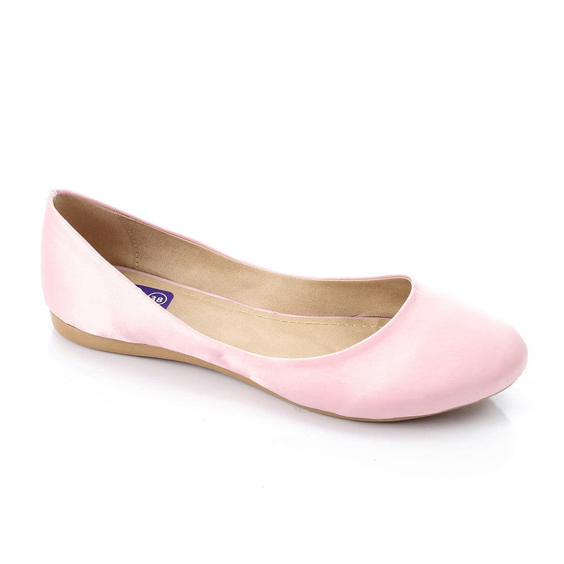 Solid Velvet Flat Shoes