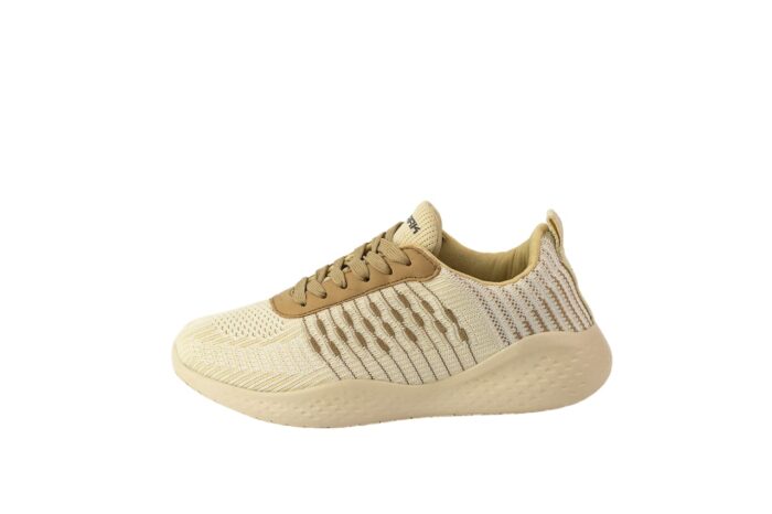 Remark Beige Sports Lace-up Sneakers - حذاء رياضي ريمارك بيج برباط