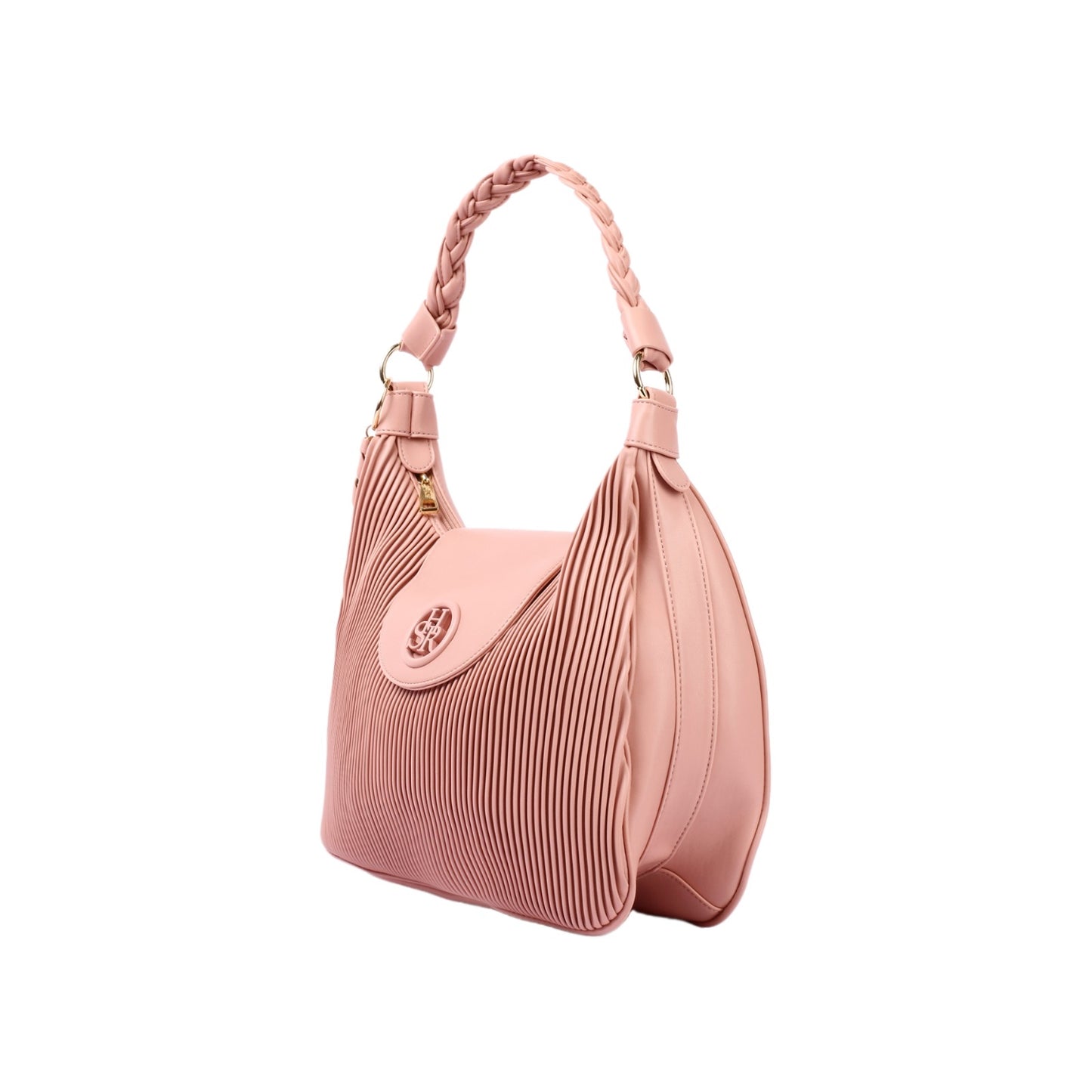 Ribbed Leather Handbag