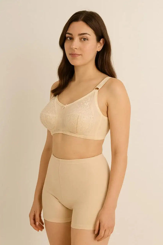 Minimizer Bra with Lace