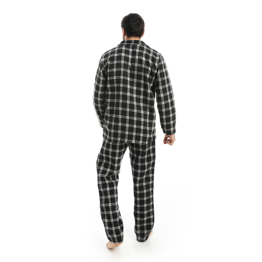 Black Classic Checkered Pajama