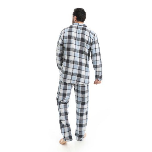 Blue Classic Checkered Pajama