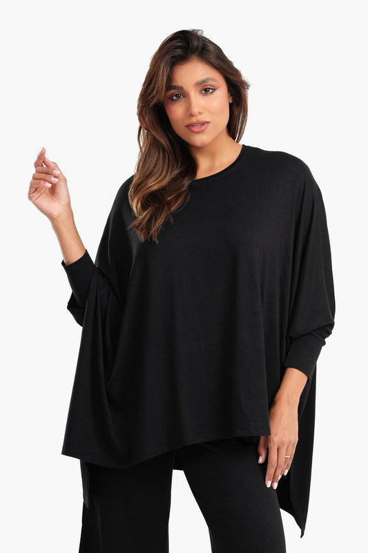 Asymmetrical Lounge Poncho