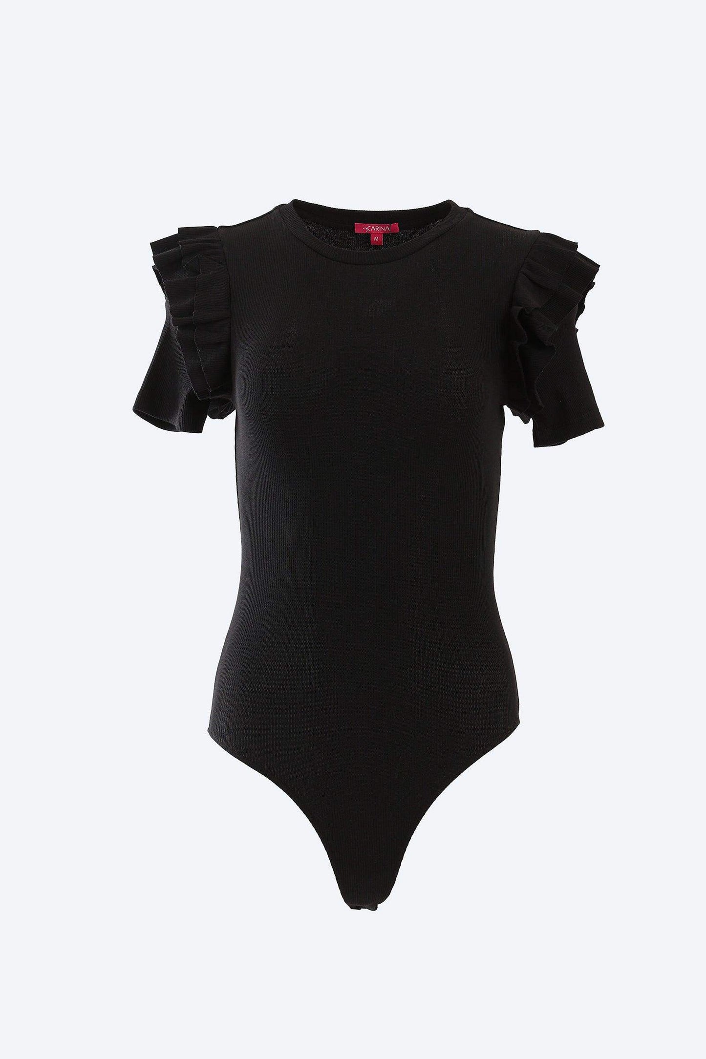 Basic Bodysuit with Ruffles - Carina - ??’????????ñ??�ÿ??ƒ?ÿ????