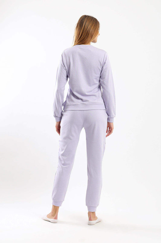 "Be Happy" Printed Pyjama Set