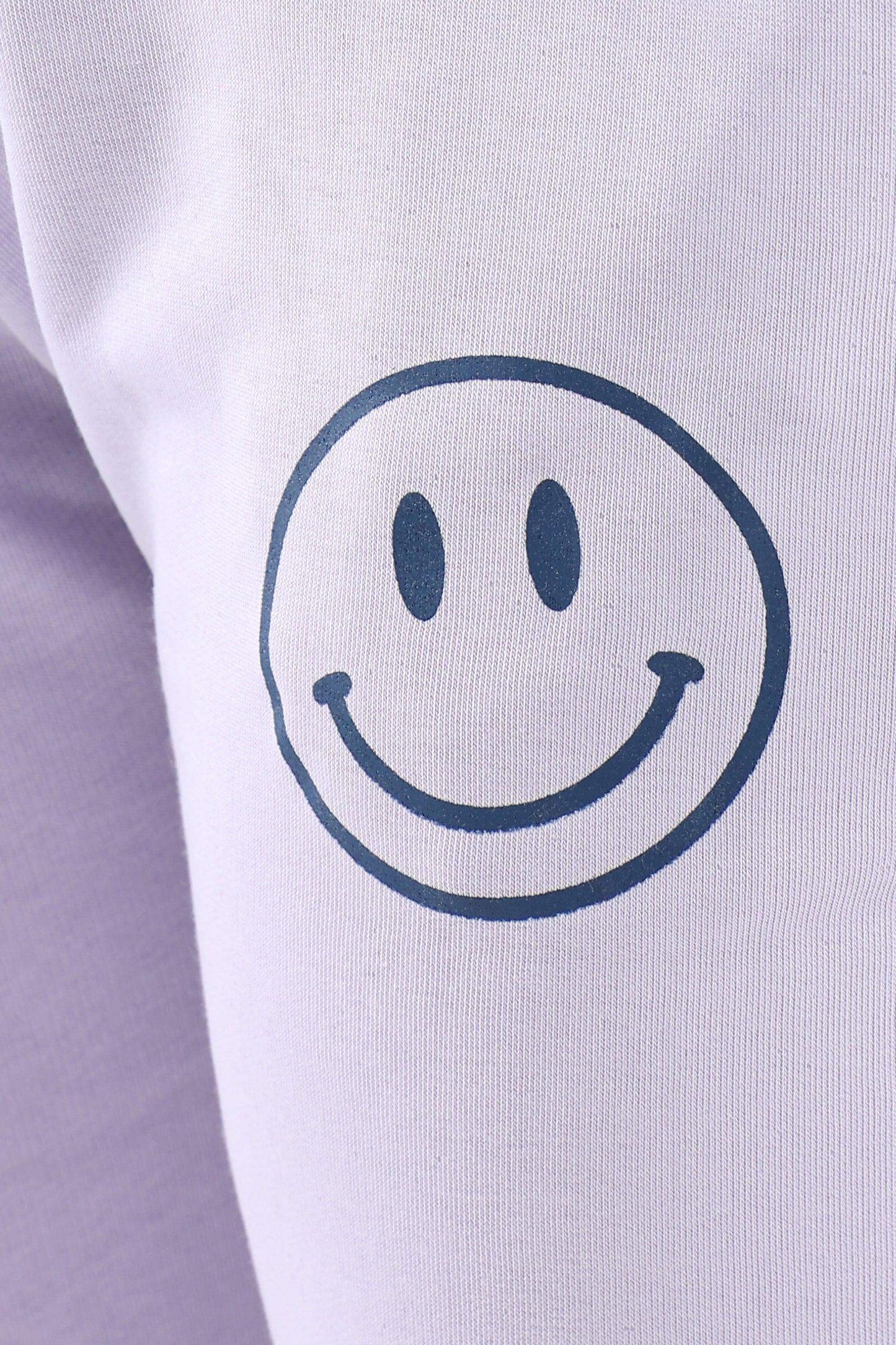 "Be Happy" Printed Pyjama Set