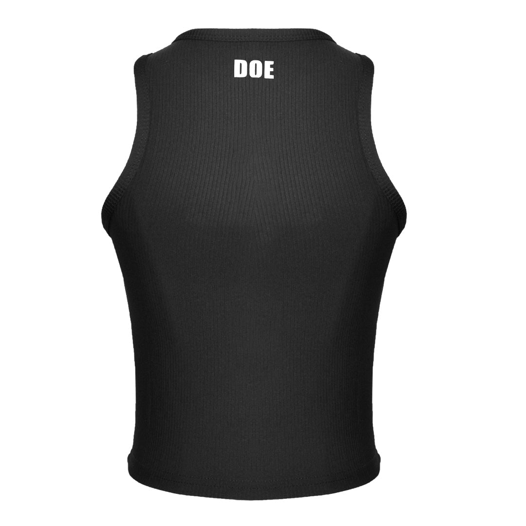 Doe Sleeveless Ribbed Top - بلوزة دو المضلعة بدون أكمام