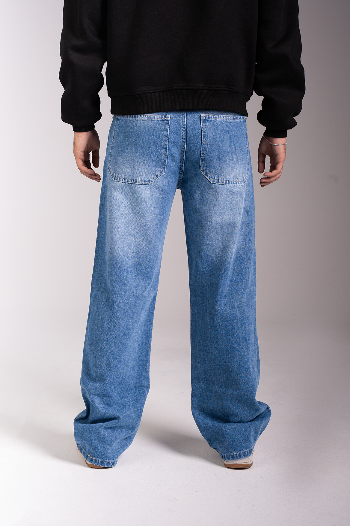 Wide Leg Jeans, Blue