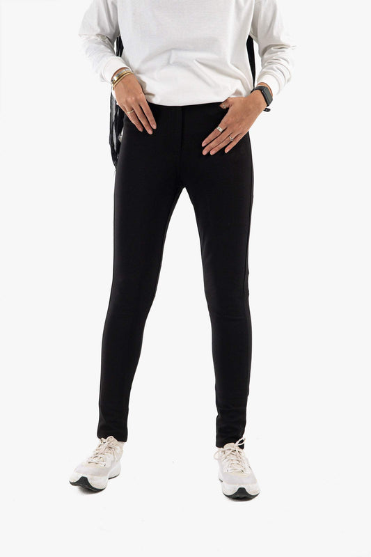Button & Zipper Closure Leggings - Carina - ??’????????ñ??�ÿ??ƒ?ÿ????