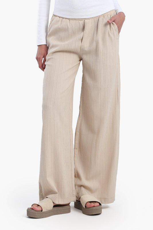 بنطلون مريح بنقش ذاتي