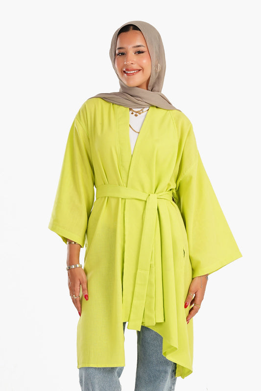 كيمونو مع حزام جانبي