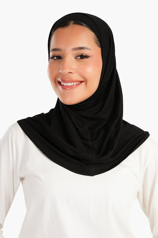 وشاح رأس سهل الارتداء من الفسكوز - قطعتان