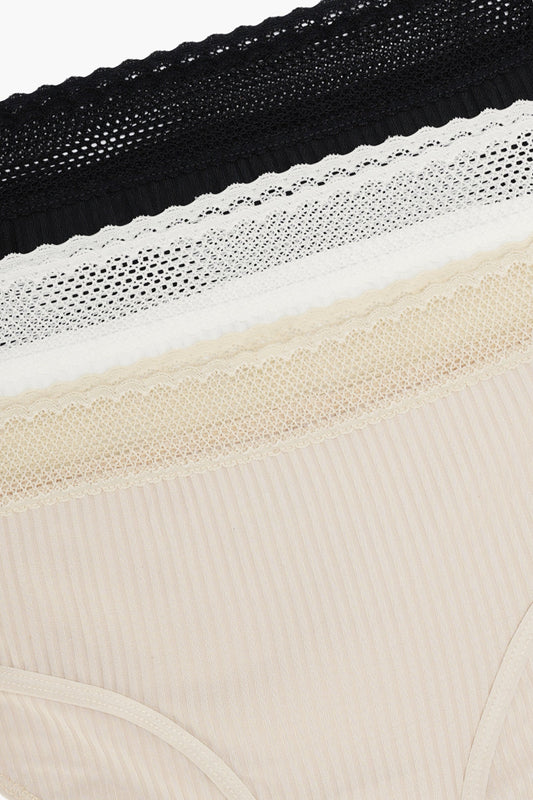 مجموعة من 3 سراويل داخلية من الفيسكوز