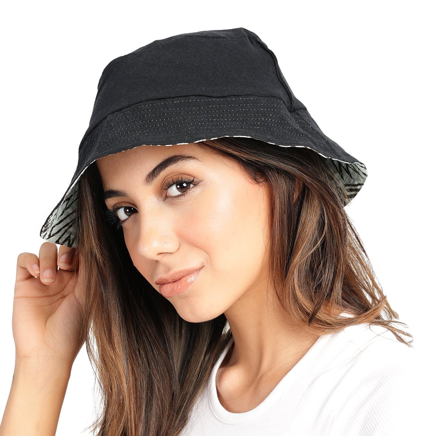 Flexi Reversible Bucket Hat - قبعة دلو مرنة قابلة للعكس