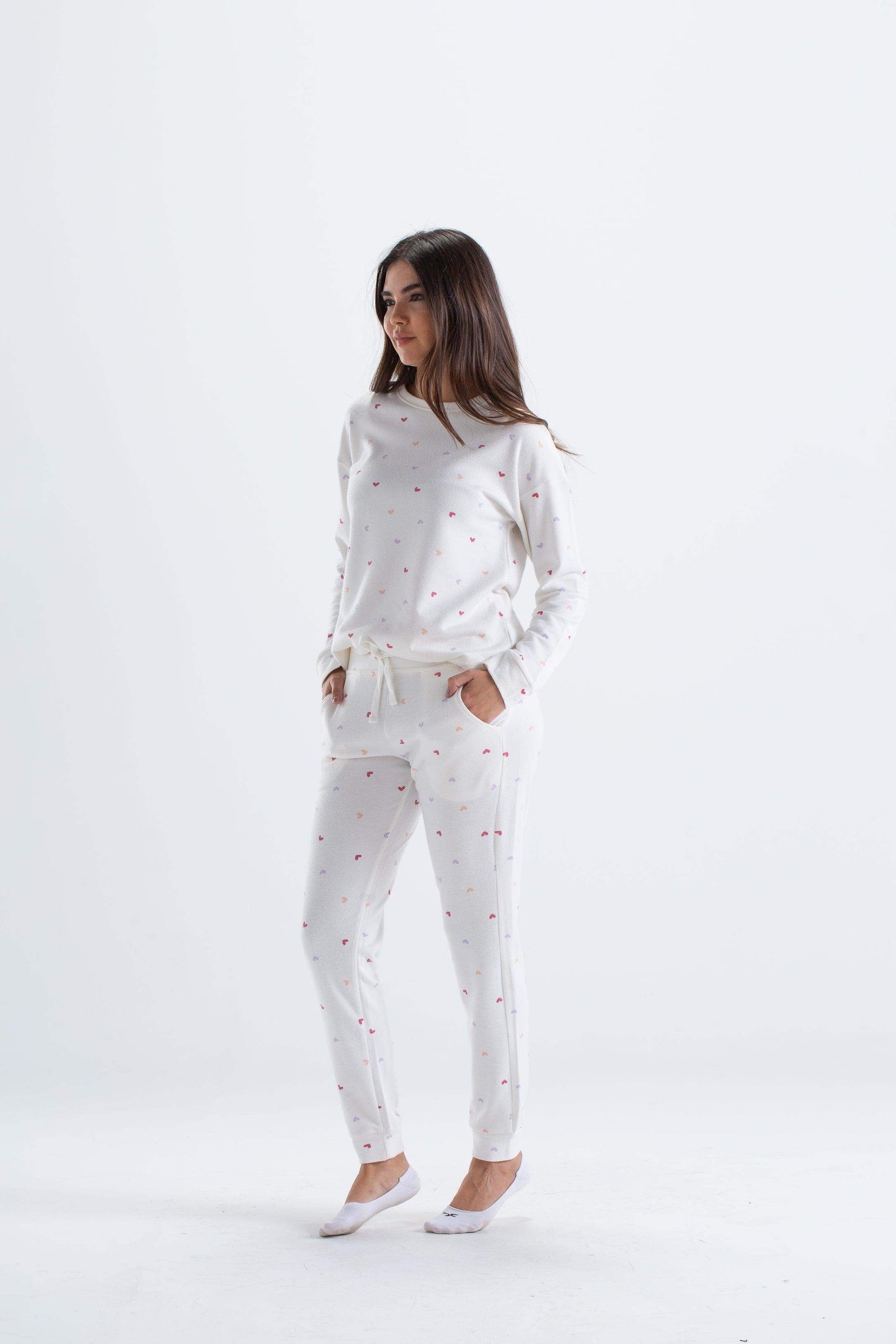 Colored Hearts Pyjama Set