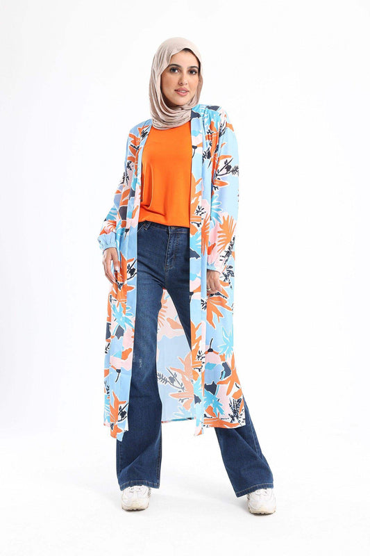 Colored Kimono with Elastic Cuffs - Carina - ??’????????ñ??�ÿ??ƒ?ÿ????