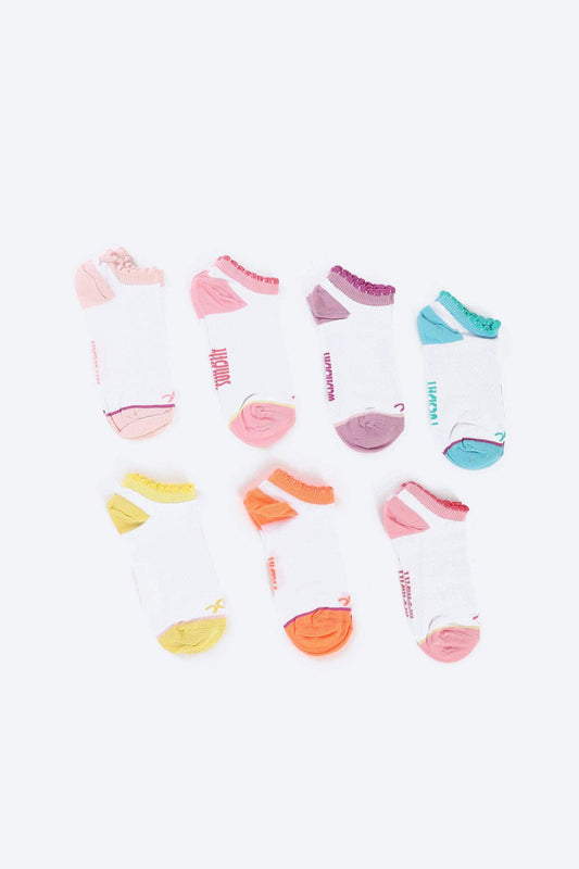 Cotton Ankle Socks - 7 Pairs - Carina - ??’????????ñ??�ÿ??ƒ?ÿ????