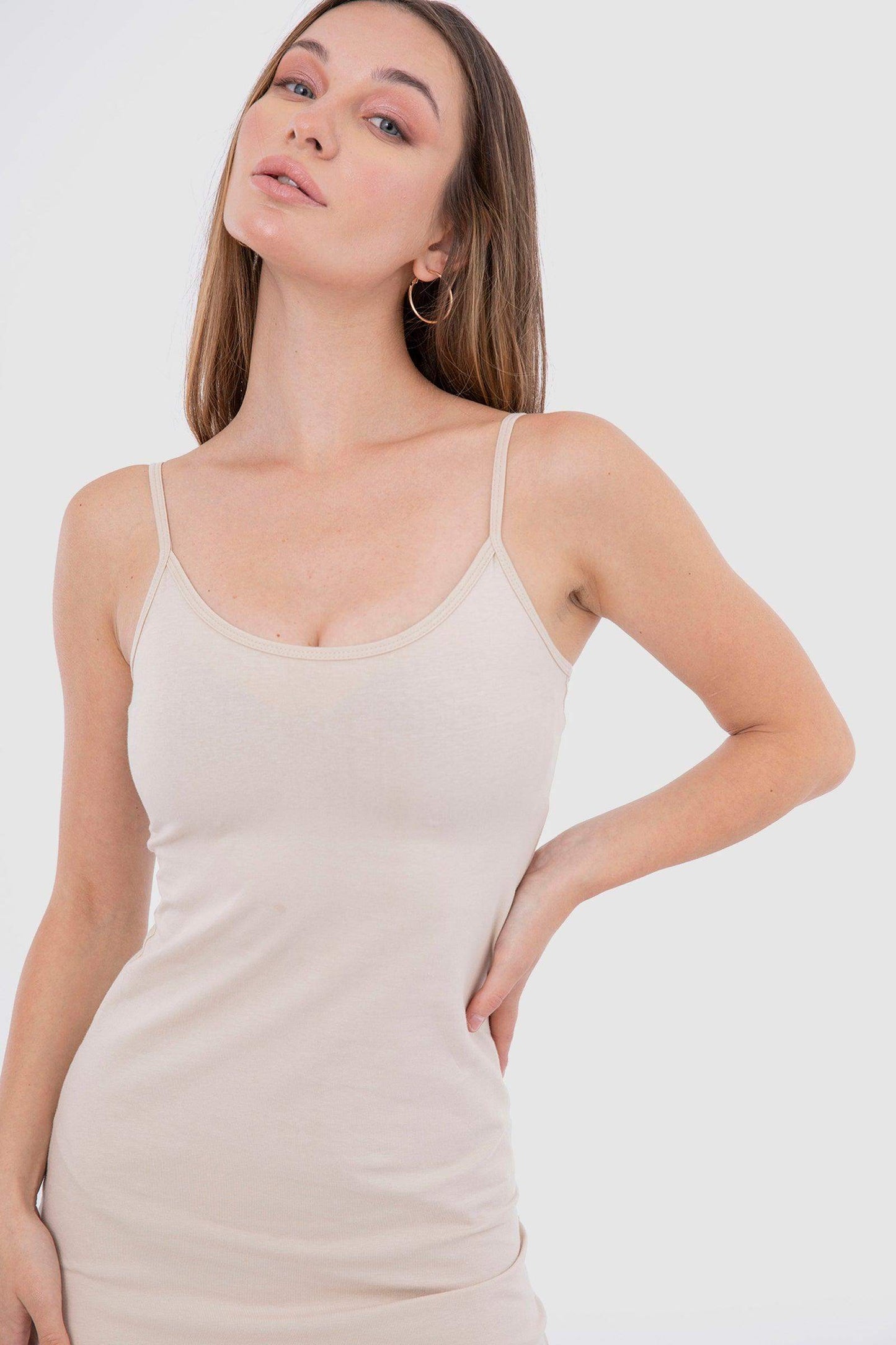 Cotton Sleeveless Cami Short Dress