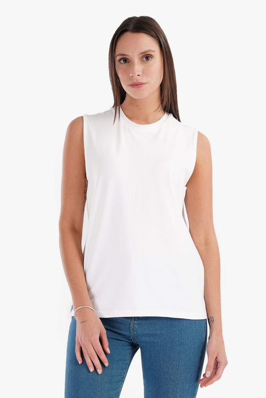 Cotton Soft Sleeveless T-Shirt - Carina - ??’????????ñ??�ÿ??ƒ?ÿ????