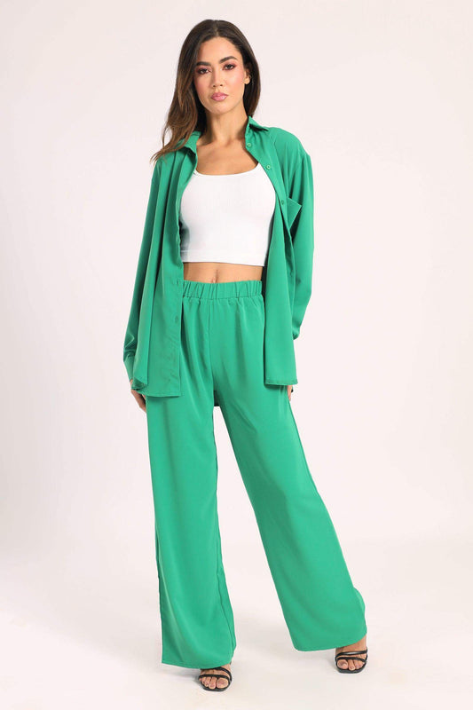 Crepe Shirt with Chest Pocket - Carina - ??’????????ñ??�ÿ??ƒ?ÿ????