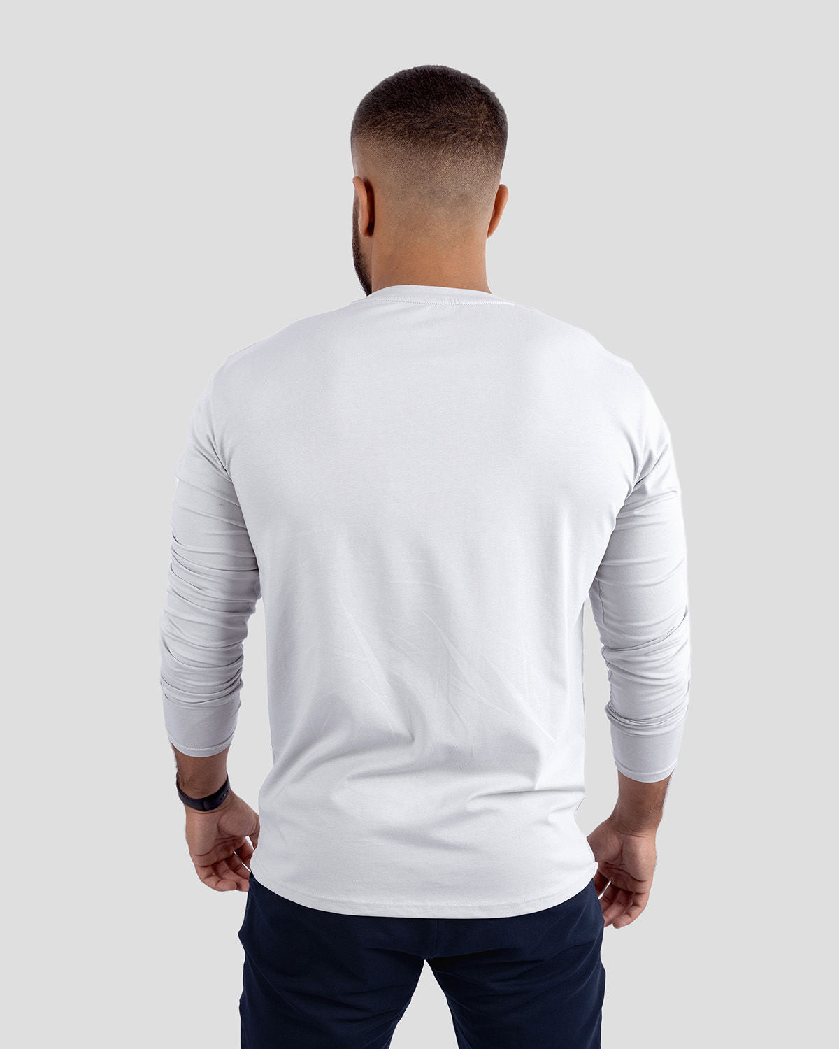 Gray Optimum Simple Print T-Shirt