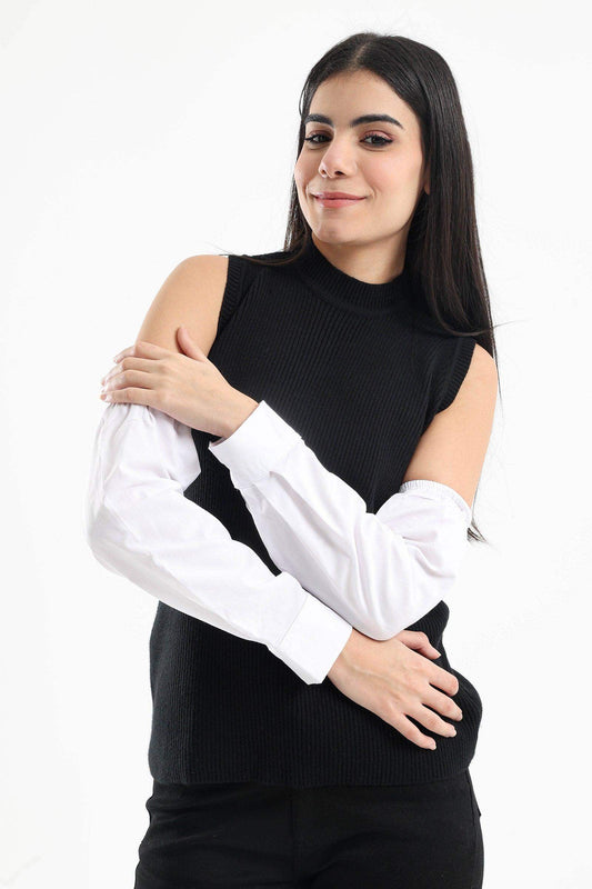 Detachable Sleeves with Buttoned Cuffs - Carina - ??’????????ñ??�ÿ??ƒ?ÿ????