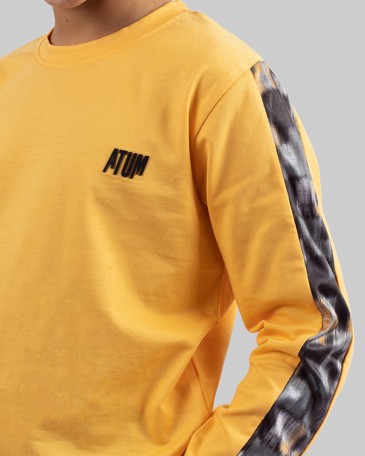 Gold Printed Sleeves T-Shirt for Boys