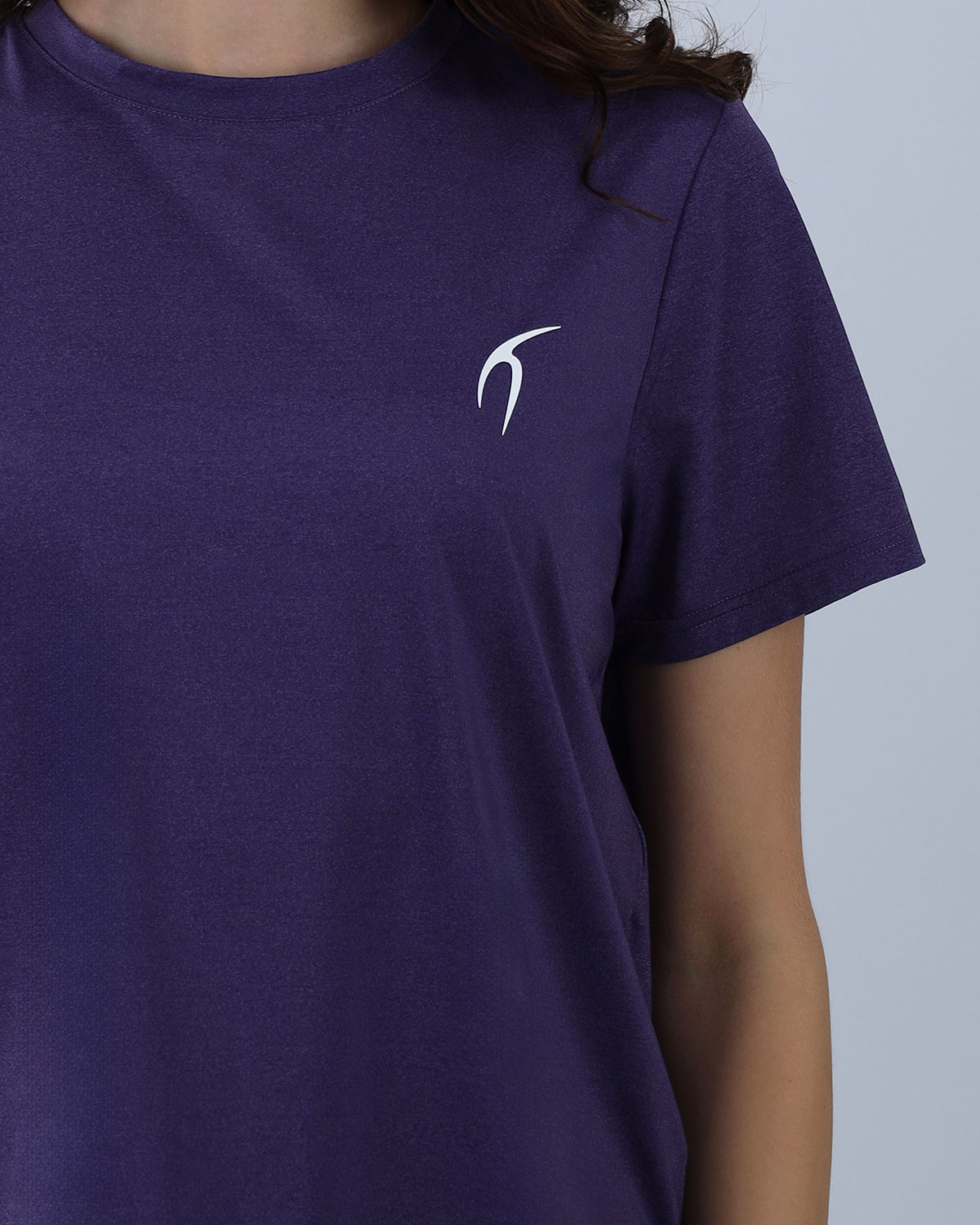 Purple Hyper Short Sleeves Training Top - قميص تدريبي بأكمام قصيرة باللون الأرجواني