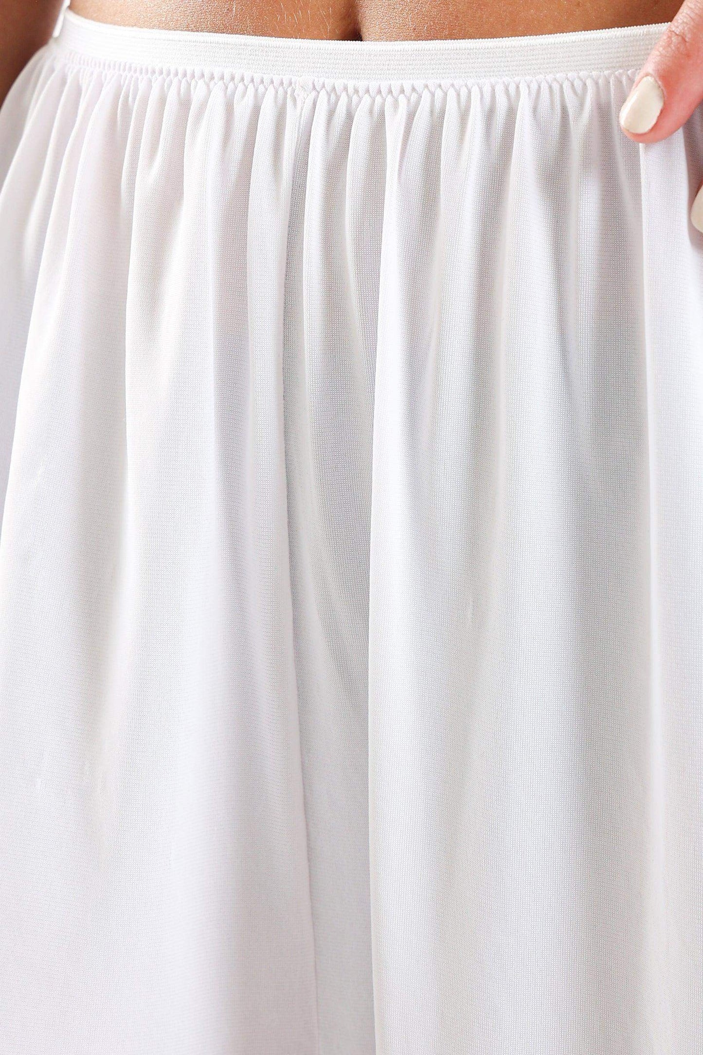 Elasticated Basic Pants Slip