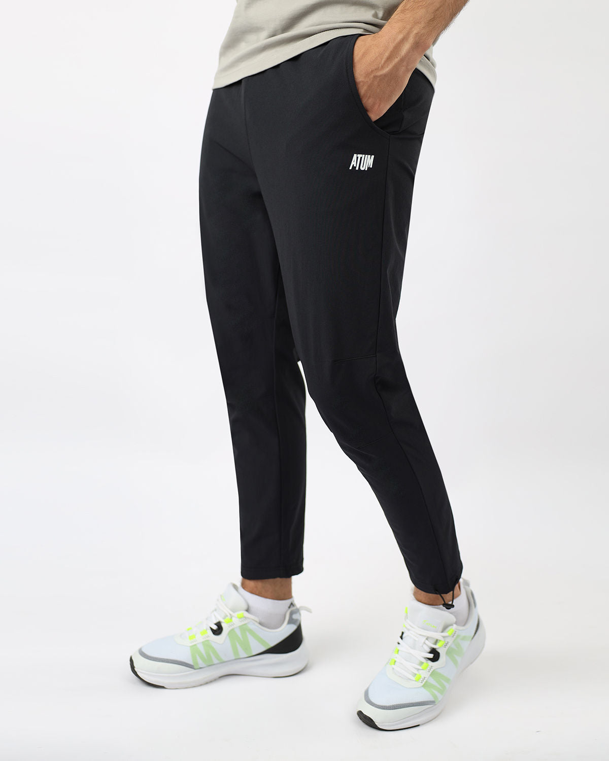 Midnight Blue Slim-Fit Jogger Pants