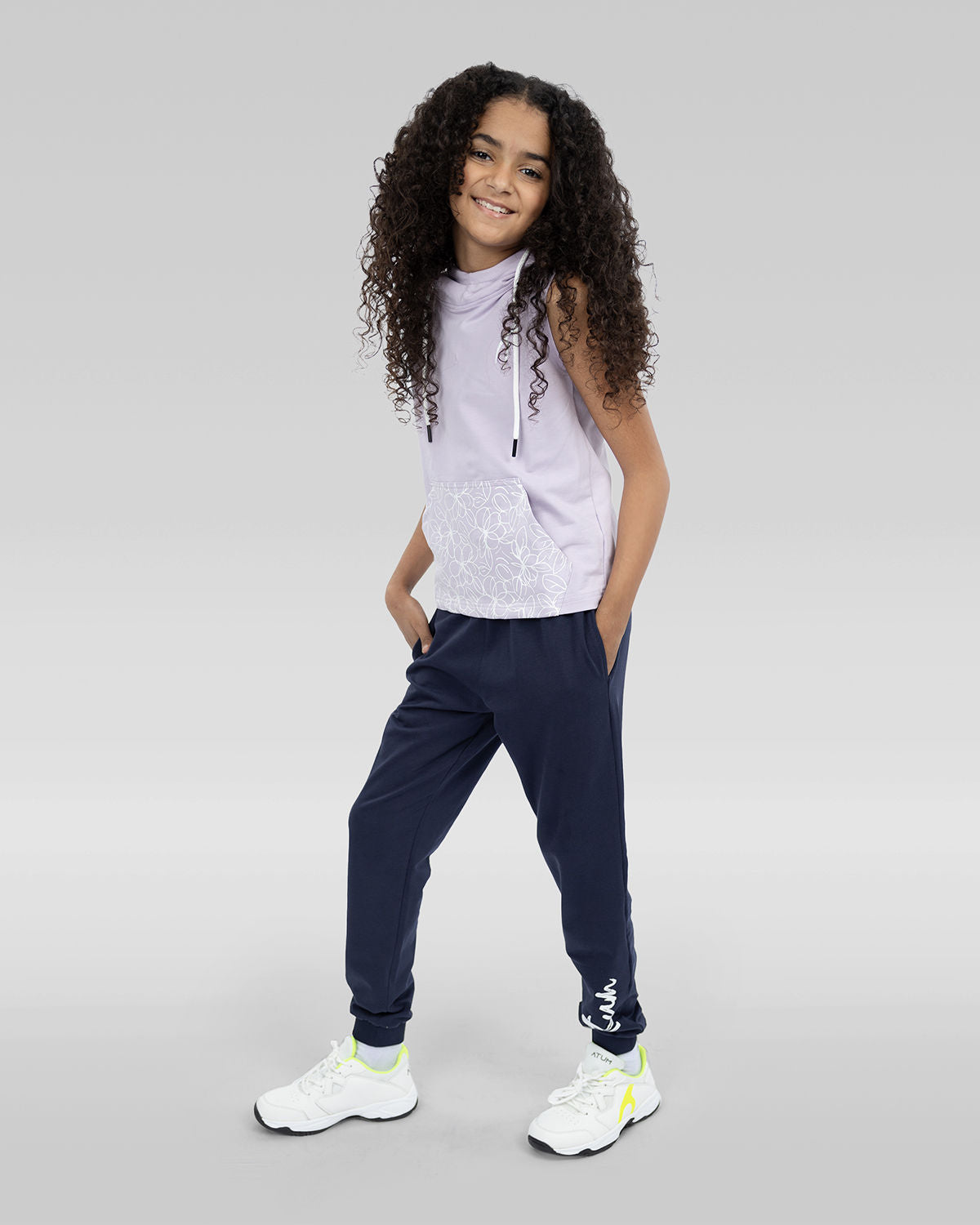 Simple and Smooth Girls Sweatpants