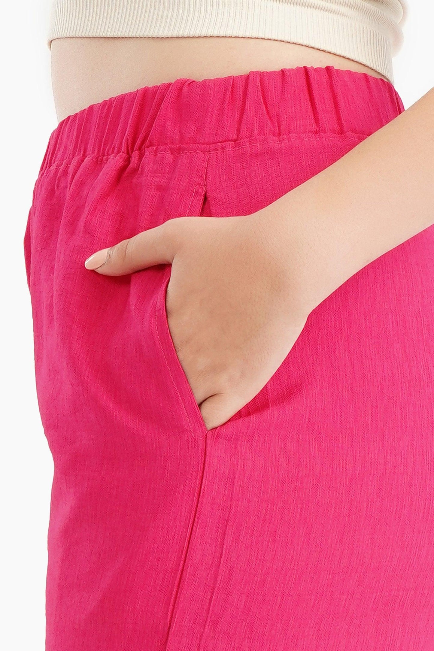 Fuchsia Linen Lounge Pants - Carina - ??’????????√É∆ñ??√ɬØ√Ǭø√ǬΩ√É∆ÿ??Æ’?√É∆ÿ????