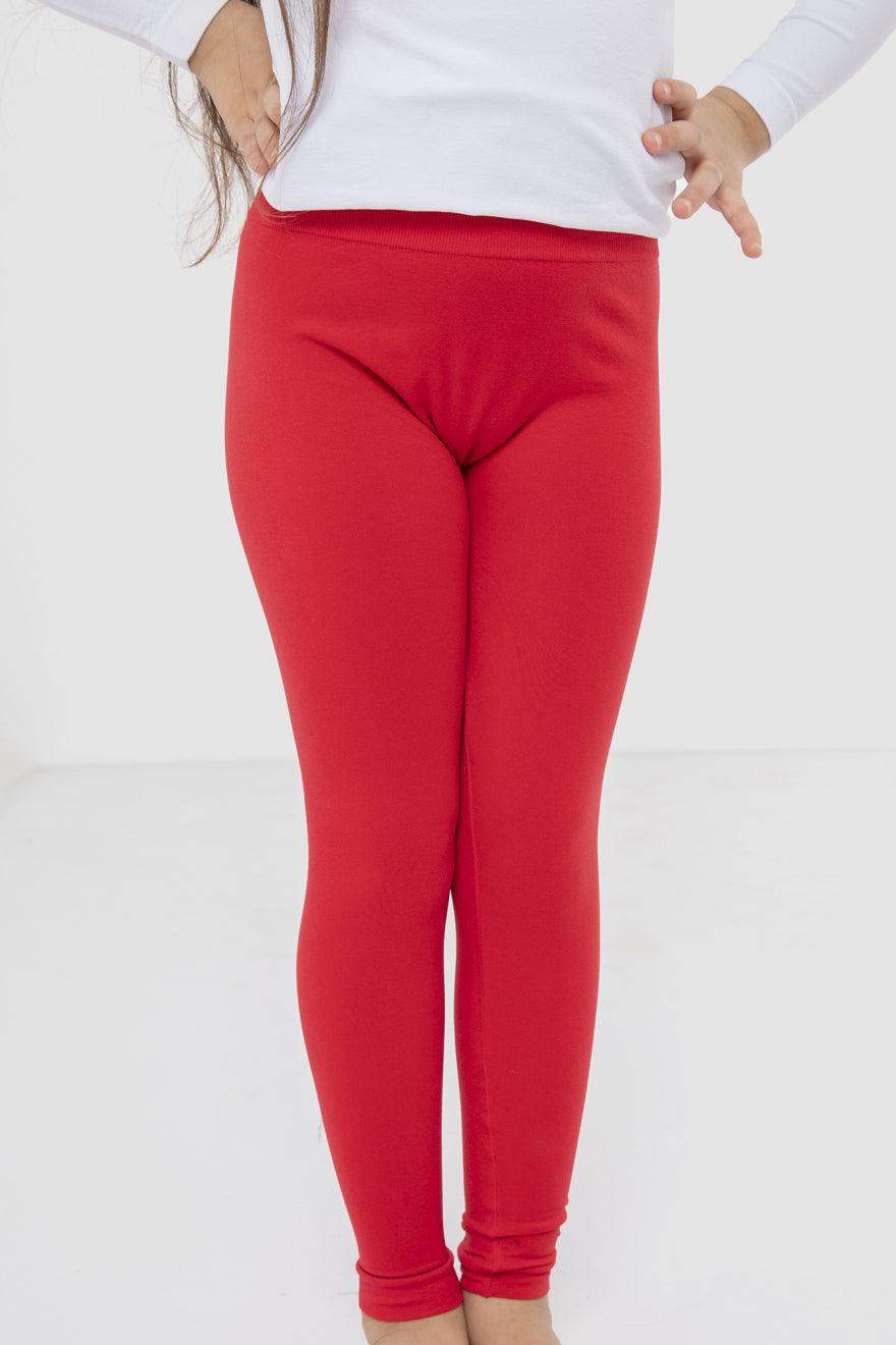 Breathable Plain Leggings for Girls