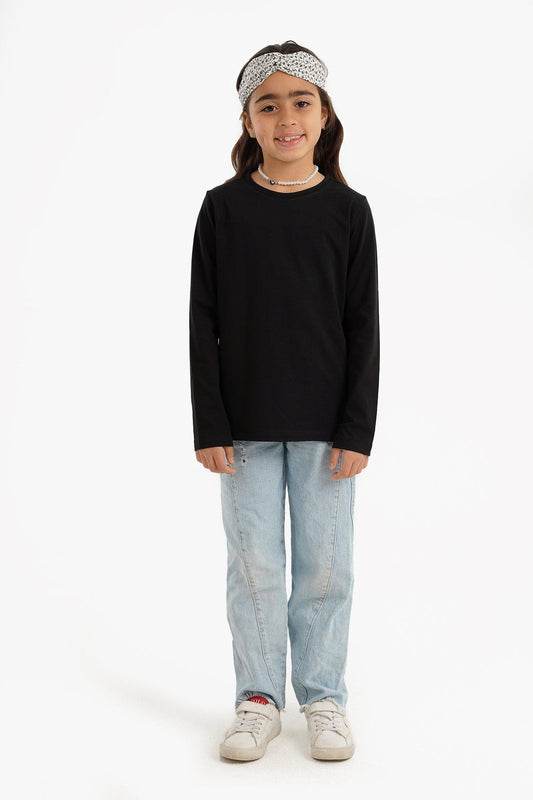 بلوزة بأكمام طويلة للفتيات المراهقات