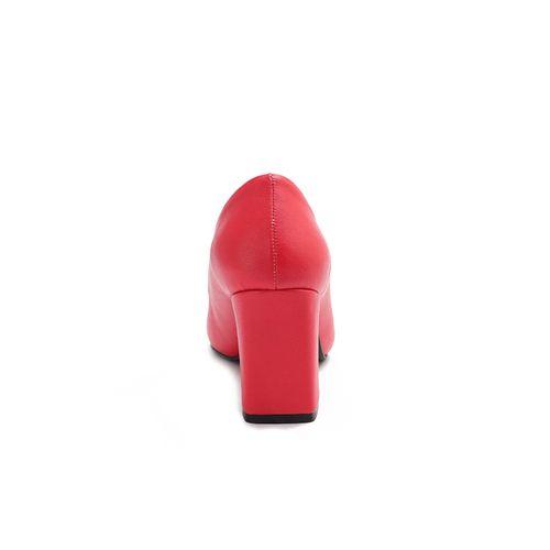 Red Plain Classy High Heels