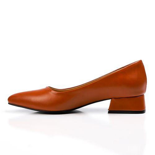 Pointed Toe Wide Heel Shoes