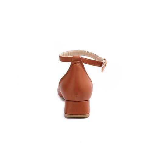 Havana Pointed Toecap Low Heel Shoes