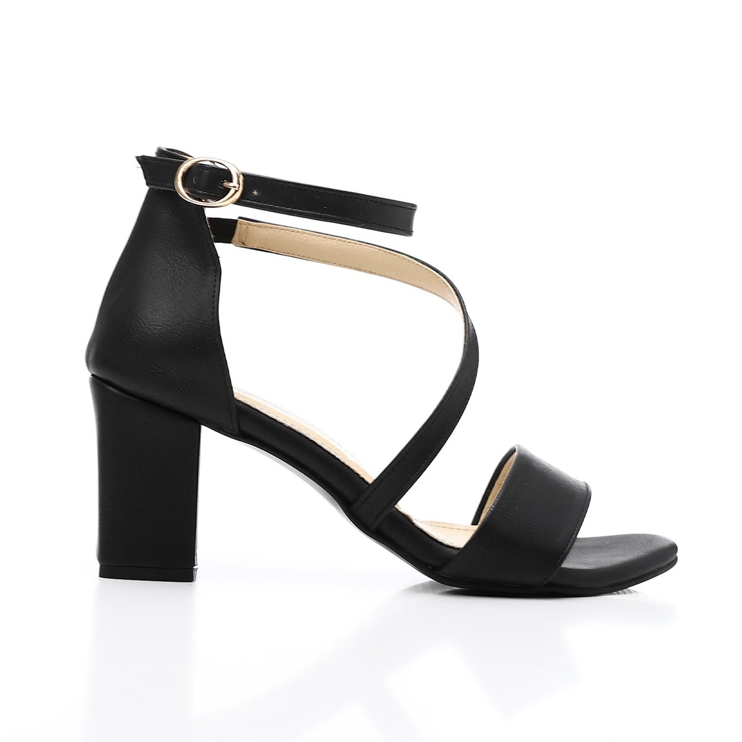 Elegant Leather Heeled Sandal