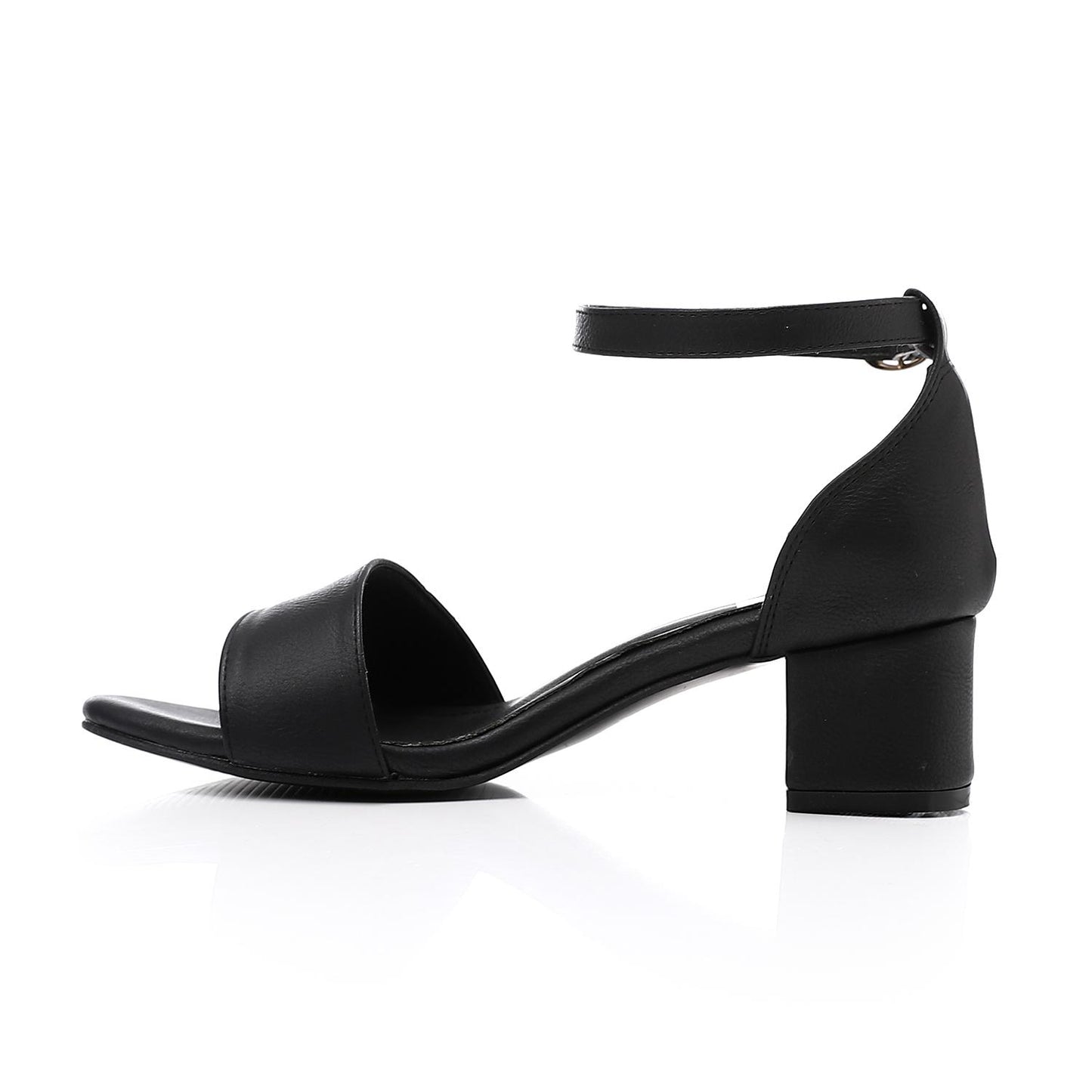 Black Classic Plain Sandal