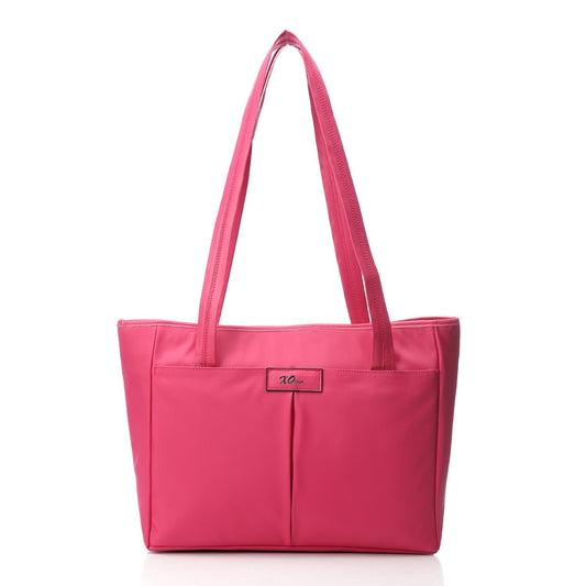 Hot Pink Casual Shoulder Tote Bag