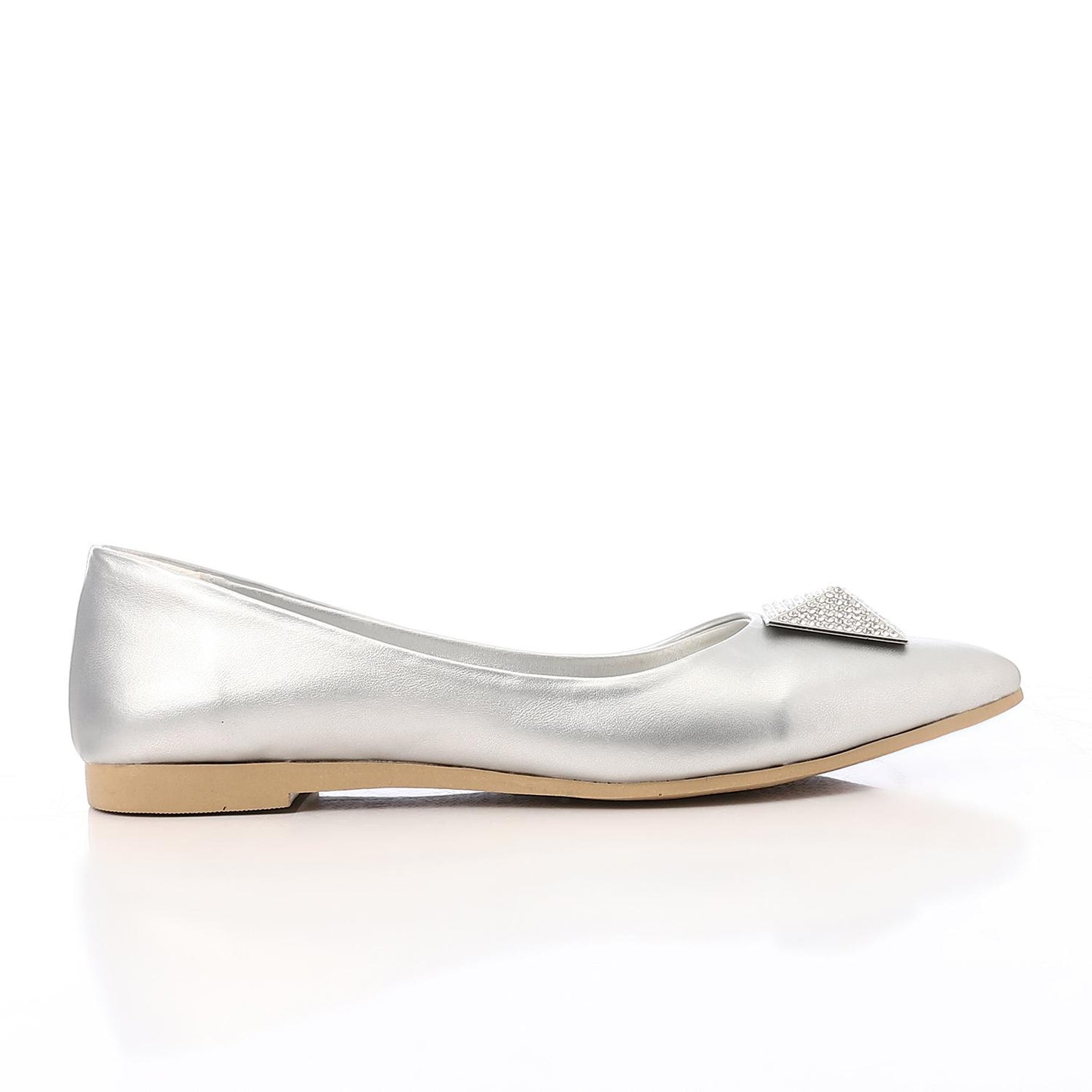 Upper Rhinestone Detail Ballerina Shoes