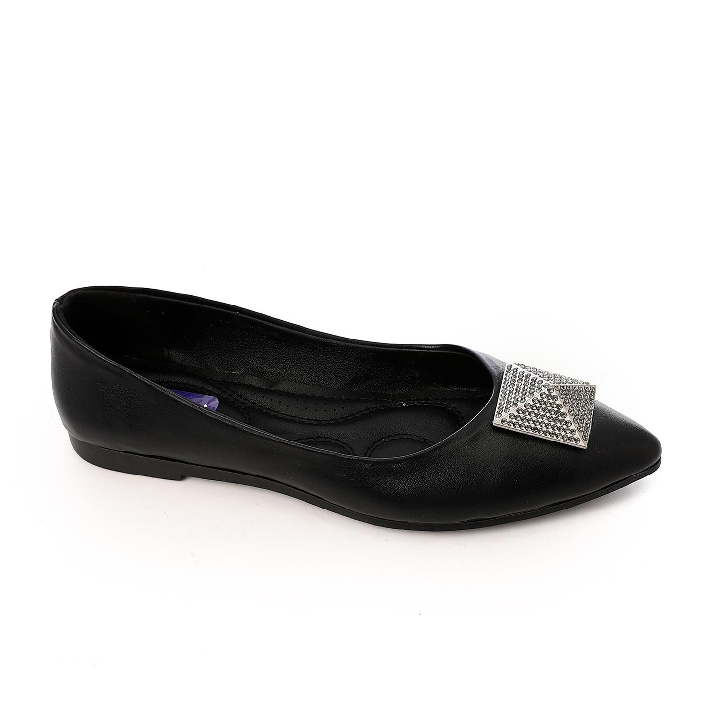 Upper Rhinestone Detail Ballerina Shoes