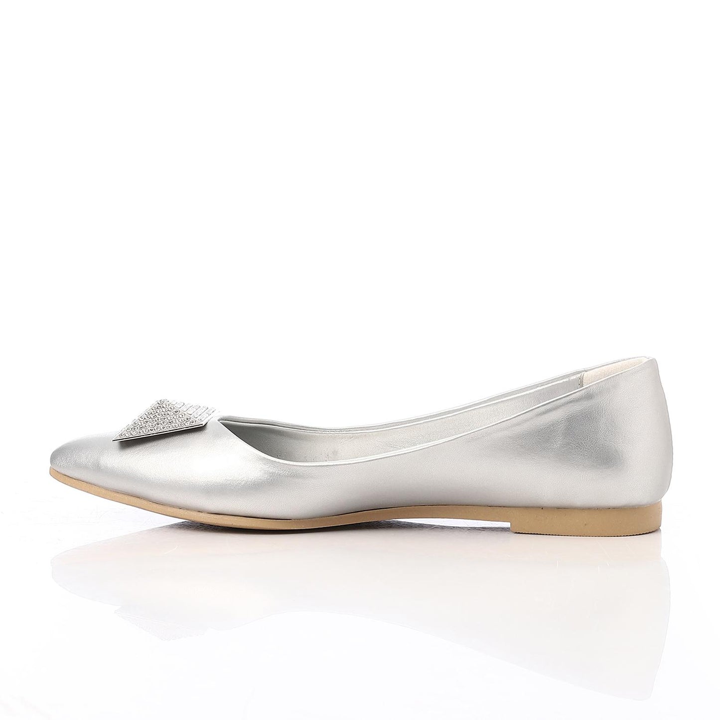 Upper Rhinestone Detail Ballerina Shoes