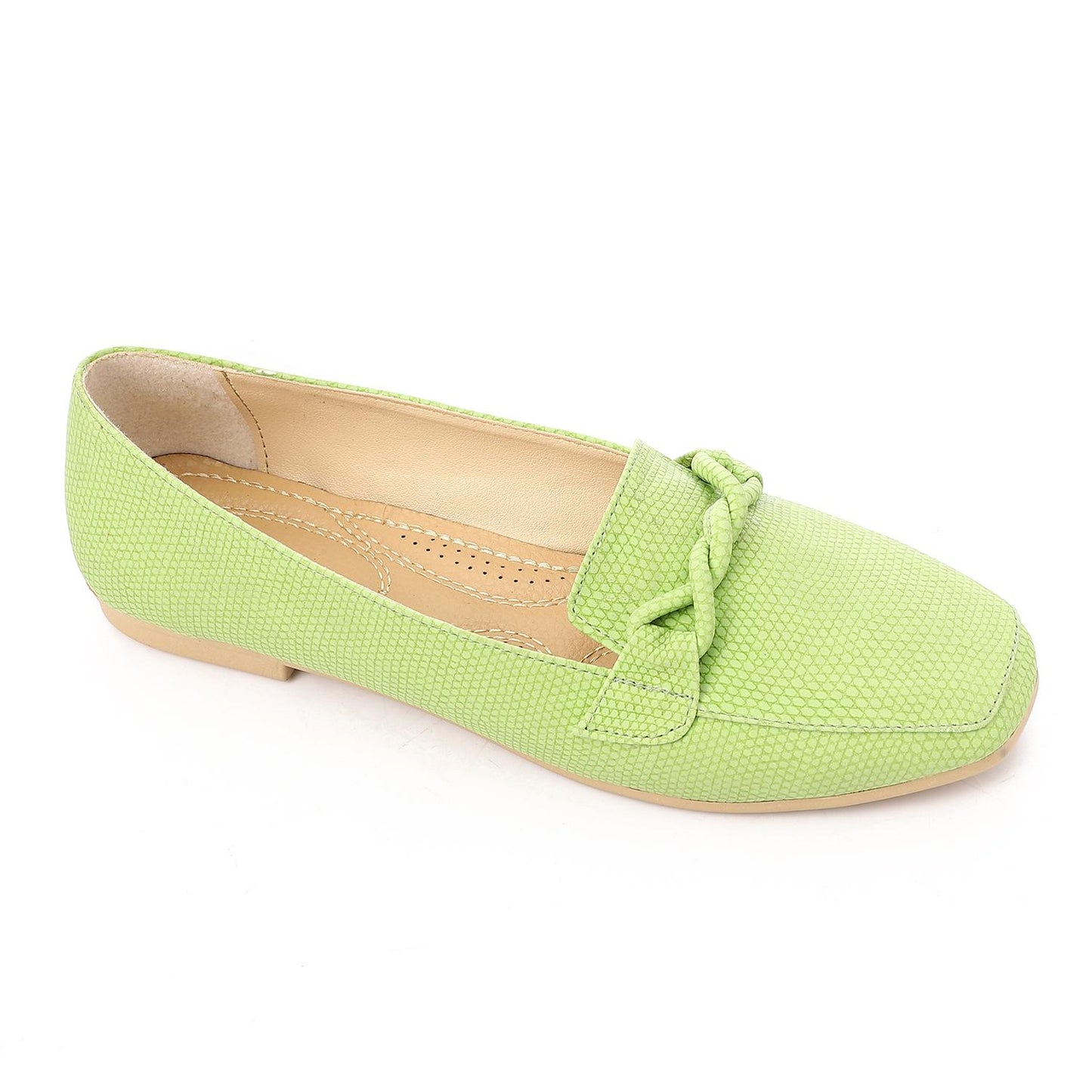 Light Green Casual Ballerina Shoes