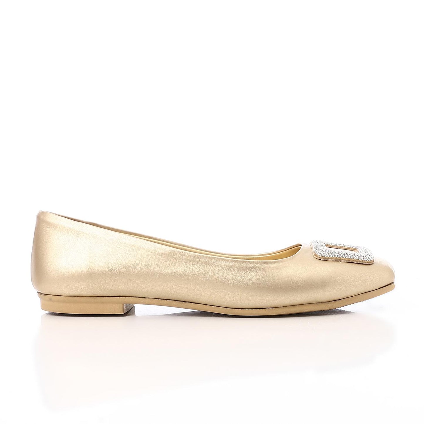Strass Detail Soiree Flat Shoes