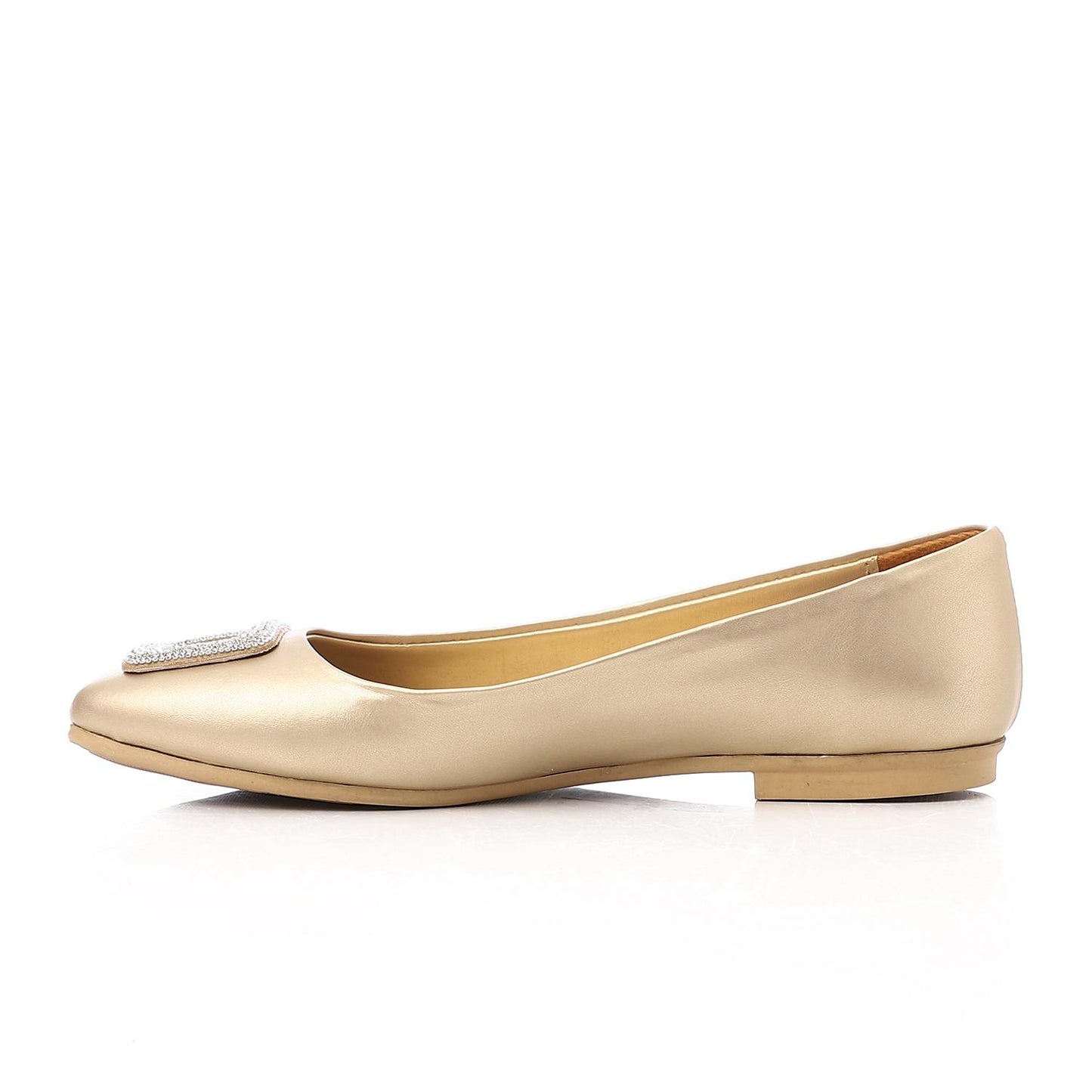 Strass Detail Soiree Flat Shoes