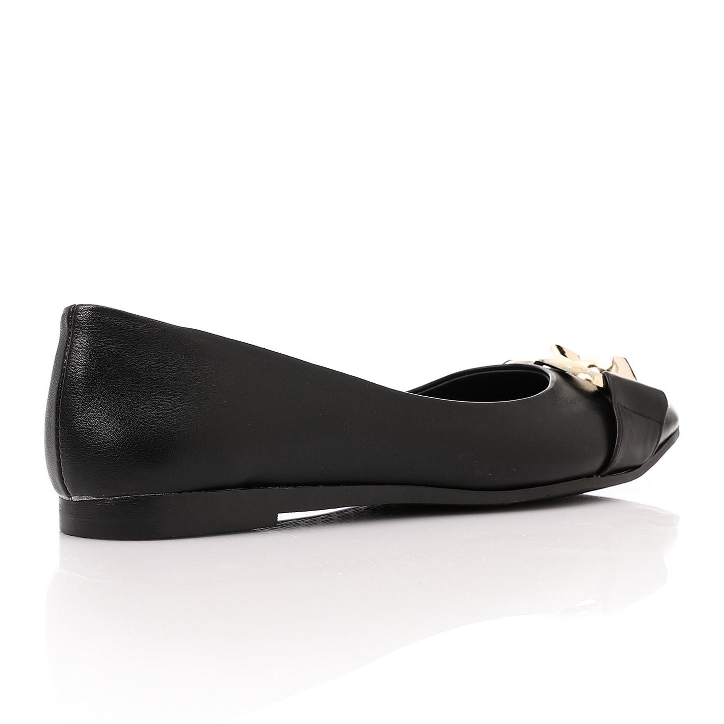 Golden Detail Ballerina Shoes