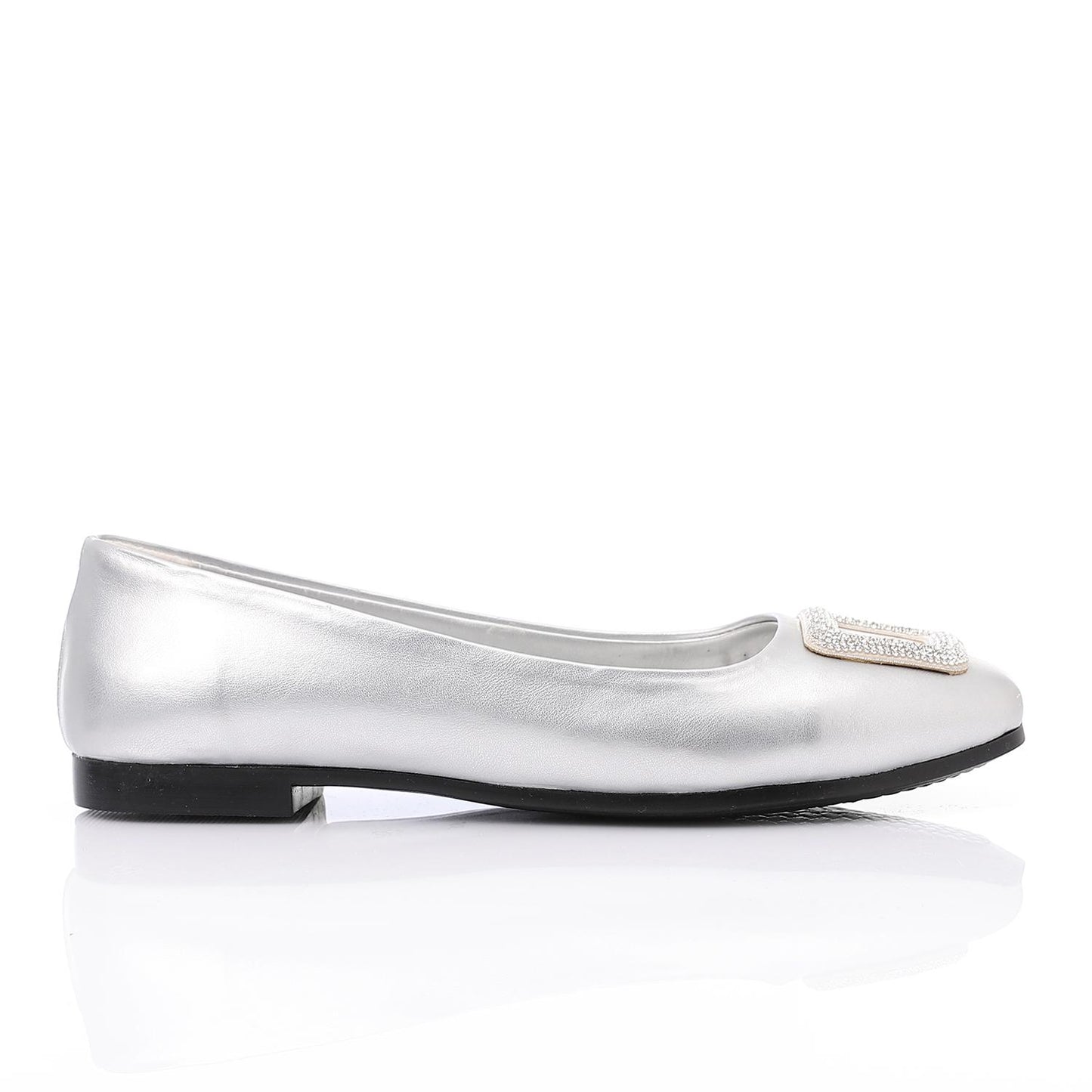 Strass Detail Soiree Flat Shoes